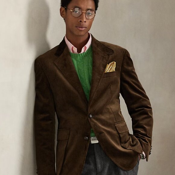 Lauren Ralph Lauren Corduroy Jacket/Blazer - Picture 1 of 15